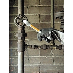 Reed 02834 Valve Wheel Wrench, 11/16 in and 1 in Double End Wrench, 10 in OAL