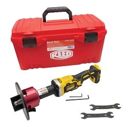 Reed CPBDKE Cordless Pipe Beveler, Plastic Body, 120 V