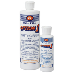 Relton Option1? PNT-OP Metal Cutting Fluid, 1 pt Bottle, Faint, Liquid, Bluish Green