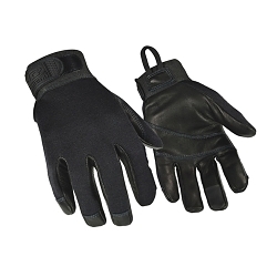 Ringers® 532-09 532 Light Duty Flame-Resistant Tactical Gloves, 9, Goatskin Leather/Kevlar® Palm, Black, Touchscreen Style, FR Nomex®