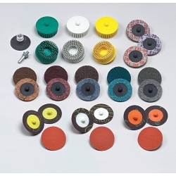 Roloc™ 7000120923 Bristle Disc Kit, Ceramic Aluminum Oxide