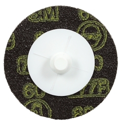 3M™ 7000000550 777F Disc, 2 in Dia Disc, 60 Grit, Ceramic Abrasive, TR Attachment