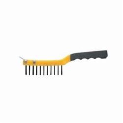 RubbersetĀ® 997023000 Wire Brush With Scraper, Comfort Grip Handle, 11 in L