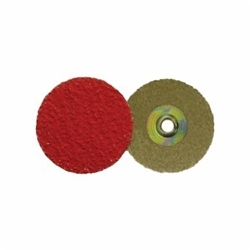 Tiger? Ceramic Tiger? 60151 Blending Disc, 2 in Dia Disc, 60 Grit, Medium Grade, Ceramic Alumina Abrasive, Hub Attachment