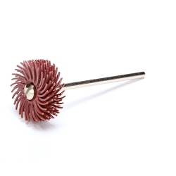 Scotch-Brite™ 7000000758 RB-ZB Bristle Brush, 3/4 in Dia Brush, 1/16 in W Face, 1/16 in Arbor Hole, 220 Grit