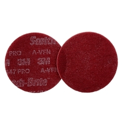 Scotch-Brite™ 7100048870 7447 PRO Disc, 6 in Dia Disc, Very Fine Grade, Aluminum Oxide Abrasive