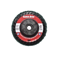 Scotch-Brite™ Clean and Strip XT Pro Clean and Strip Extra Cut Disc, Extra Coarse Grade, Aluminum Oxide Abrasive, Fiber Backing