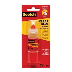 Scotch® 7010371358 6044 Permanent Applicator, 95 oz Capacity, Transparent
