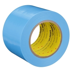 Scotch® 7000048853 8898 Strapping Tape, 60.14 yd L 3.77 in W, 4.6 mil THK, Synthetic Rubber Adhesive, Polypropylene Film Backing, Blue