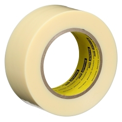 Scotch® 7000048928 8898 Strapping Tape, 60.14 yd L 1.88 in W, 4.6 mil THK, Synthetic Rubber Adhesive, Polypropylene Film Backing, Ivory