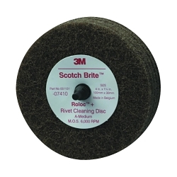 Scotch-Briteâ„¢ 7000120778 Disc, 4 in Dia Disc, Medium Grade, Aluminum Oxide Abrasive