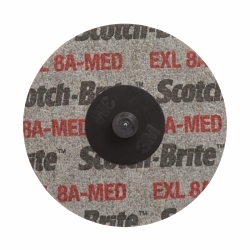 Scotch-Brite™ 7000045981 XL-UR Wheel, 3 in Dia Wheel, Medium Grade, Aluminum Oxide Abrasive