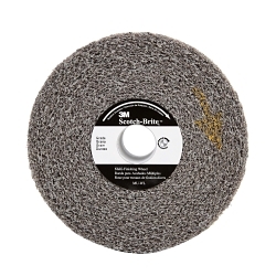 3M™ 7000028446 MU-WL Convolute Wheel, 6 in Dia Wheel, 1 in Center Hole, 2 in W Face, Fine Grade, Silicon Carbide Abrasive