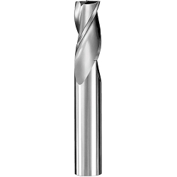 SGS® 30505 05S Fractional Square End End Mill, 3/64 in Dia Cutter, 7/64 in Length of Cut, 3 Flutes, 1/8 in Dia Shank, 1-1/2 in OAL, Uncoated