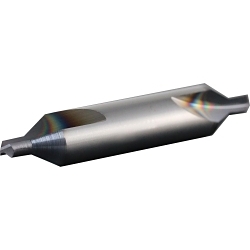 SGS® 57015 301 Double End General Purpose Combined Drill and Countersink, #00 Drill - Wire, 0.025 in Drill - Decimal Inch, 60 deg Included Angle, 118 deg Point Angle, Micrograin Solid Carbide, AlTiN Coated