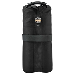 SHAX® 12994 6094 Tent Weight Bag, 40 lb Capacity One Size, For Use With 6000 Shelters, Polyester Coated, Black
