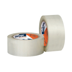 Shurtape? 188923 HP 235 Medium Duty Recycled Cartons Hot Melt Packaging Tape, 100 m L x 48 mm W, 2 mil THK, Hot Melt Synthetic Rubber Resin Adhesive, Biaxially Oriented Polypropylene Cast Film Backing, Clear