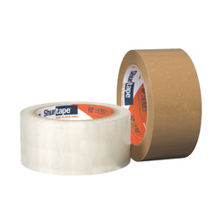 Shurtape? 207141 HP 100? General Purpose Light Duty Hot Melt Packaging Tape, 50 m L x 48 mm W, 1.6 mil THK, Hot Melt Synthetic Rubber Resin Adhesive, Biaxially Oriented Polypropylene Cast Film Backing, Clear