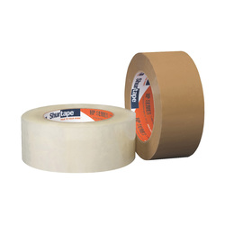 Shurtape® 207775 HP 500® Heavy Duty Grade Hot Melt Packaging Tape, 50 m L x 72 mm W, 3 mil THK, Hot Melt Synthetic Rubber Resin Adhesive, Biaxially Oriented Polypropylene Cast Film Backing, Clear