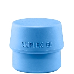 Halder 3201.060, Blue Soft Rubber Replacement Insert for Size 60 Simplex