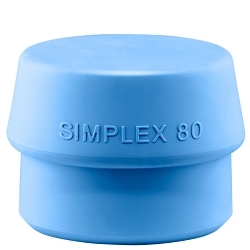 Halder 3201.080, Blue Soft Rubber Replacement Insert for Size 80 Simplex