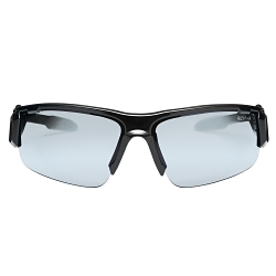 Skullerz® 52083 DAGR Blade Safety Glasses, Anti-Fog, Indoor/Outdoor Lens, Half-Frame Frame, Black, Nylon Frame, Polycarbonate Lens, ANSI Z87.1+, CSA Z94.3+,MIL-PRF-32432