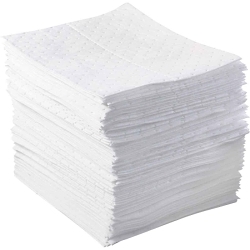 SPC® BASIC® BPO Heavyweight Perforated Absorbent Pad, 17 in L x 15 in W x 1 ply Thick, Meltblown Polypropylene