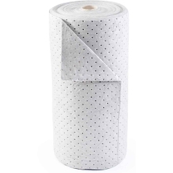 SPC® BASIC® BRO150 Dimpled Surface Heavyweight Single Perforated Absorbent Roll, 150 ft L x 30 in W x 1 ply THK, 38 gal Absorption, Meltblown Polypropylene