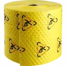 SPC® BrightSorb® MAXX® CH15P Mediumweight High Visibility Perforated Absorbent Roll, 150 ft L x 15 in W x 2 ply THK, 20 gal Absorption, Spunbond-Meltblown Polypropylene