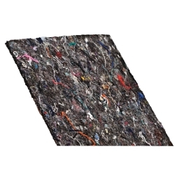 SPC® RAG1818 Heavyweight Absorbent Mat and Rug, 18 in L x 18 in W, 38 gal Absorption, Cotton/Polyester Fiber