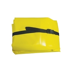 SPC® SB-SL44 Lightweight Portable Spill Containment Berm, 4 ft L x 4 ft W x 8 in H, XR-5 Geomembranes