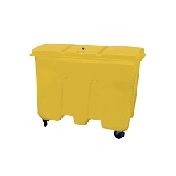 SPC® SC-XLBIN Extra Large Wheeled Chest Spill Kit Container, 40-1/2 in W, Polyethylene, Orange