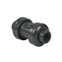 Spears® 2222-025 True Union Regular Style Ball Check Valve, 2-1/2 in, Socket, PVC Body, EPDM Softgoods, Domestic