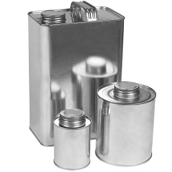 Spears® MT-651 Standard Lithographed Monotop Empty Can With Cap, 1 qt Capacity