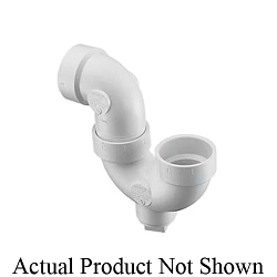 Spears® P707X-015BC DWV P-Trap With Cleanout, 1-1/2 in, Hub, PVC, Domestic