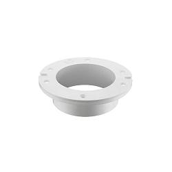 Spears® P800G-040 DWV Closet Flange With Gussets, 4 in Hub Pipe, 2 in L, PVC, Domestic