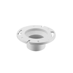 Spears® P801-422 DWV Reducing Closet Flange, 4 x 3 in Spigot Pipe, 2- 3/4 in L, PVC, Domestic