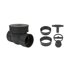 Spears® S275P-AK Backwater Valve With Extension Component Kit, 2 in, Socket, PVC Body, Domestic