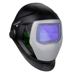 Speedglas™ 7010302093 9100XXi Flip Front Welding Helmet, 5, 8 to 13 Lens Shade, Black/Silver, 4.2 in W x 2.8 in H Viewing Area, Power Source: CR2032 Battery, ANSI Z87.1-2010