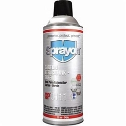 Sprayon® Sprayon® S03111000 SP3100 Stencil Ink, 12 oz Aerosol Can, Green, Liquid, 0.73