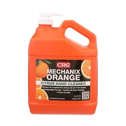 Sta-Lube® SL1719 Mechanix Orange Biodegradable Hand Cleaner With Pumice, 1 gal, Bottle, Lotion, Citrus, White