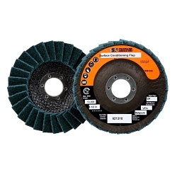 Standard Abrasives⢠7000121835 821310 Flap Disc, 4.5 in Dia Disc, 0.875 in Center Hole, Very Fine Grade, Aluminum Oxide Abrasive