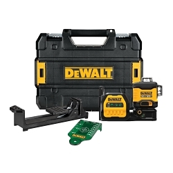 DeWALT® DCLE34030GB Line Laser, 1/8 ft at 30 ft Accuracy, 20 V, Li-Ion Battery