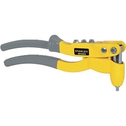 StanleyĀ® MR100CG Manual Heavy Duty Riveter, 3/32 in, 1/8 in, 5/32 in, 3/16 in Dia Rivet, Die Cast Metal