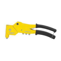 StanleyĀ® MR77C Heavy Duty Right Angle Hand Riveter, 3/32 in, 1/8 in, 5/32 in, 3/16 in Rivet, Die Cast Metal