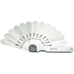 Starrett® 173MA Metric Thickness Gage Set, 13 Pieces