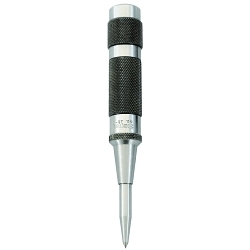 Starrett® 18C Automatic Heavy Duty Center Punch With Adjustable Stroke, 11/16 in Tip, 5-1/4 in OAL, Steel Tip