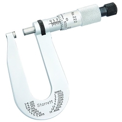 Starrett® 220ZZ-1 Deluxe Micrometer Case, For Use With 220 Series Mul-T-Anvil Micrometer, Steel/Vinyl