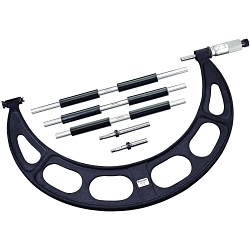 Starrett® 224.1CRLZ Micrometer Set, 9 to 12 in Range, 0.001 in Graduations, Steel