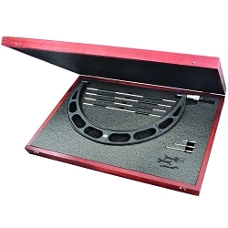 Starrett® 224.1ERLZ Micrometer Set, 16 to 20 in Range 0.001 in Graduations, Steel